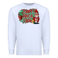 White Christmas Can't Touch This Elf Premium Sweatshirt - FaDigitalArtStudio