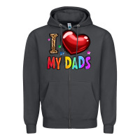 Smoke i love my dads Zipper Hoodie - OliviaCreatesArt