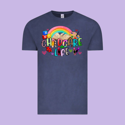 Childcare Life Vintage Tee Designed By Artiststas