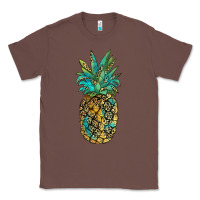 Chestnut leopar turquoise pineapple Classic Tee - JahusDesignShop