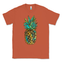 Copper leopar turquoise pineapple Classic Tee - JahusDesignShop