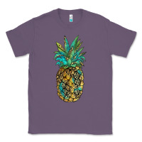 Lavender leopar turquoise pineapple Classic Tee - JahusDesignShop