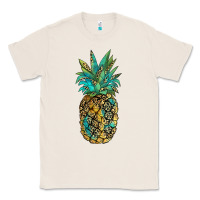 Natural leopar turquoise pineapple Classic Tee - JahusDesignShop