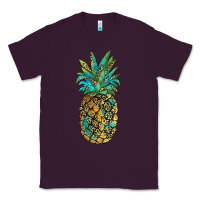 Plum leopar turquoise pineapple Classic Tee - JahusDesignShop