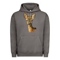 Pigment Tornado Red brocket Deer Head Urban Hoodie - LillyAllenDesigns