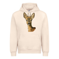 Sandshell Red brocket Deer Head Urban Hoodie - LillyAllenDesigns