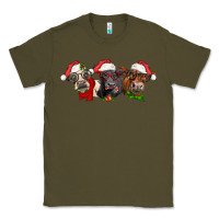 Army Green christmas heifers Classic Tee - LillyAllenDesigns