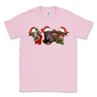 Bubblegum Pink christmas heifers Classic Tee - LillyAllenDesigns