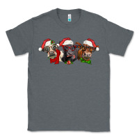 Charcoal Heather christmas heifers Classic Tee - LillyAllenDesigns