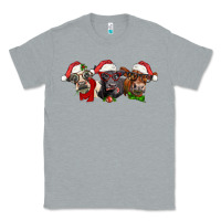 Heather Grey christmas heifers Classic Tee - LillyAllenDesigns