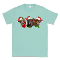 Seafoam christmas heifers Classic Tee - LillyAllenDesigns