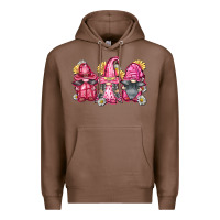 Chestnut breast cancer gnomes Premium Hoodie - FaDigitalArtStudio