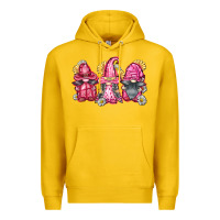 Lemon breast cancer gnomes Premium Hoodie - FaDigitalArtStudio