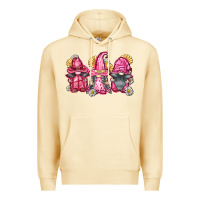 Pina Colada breast cancer gnomes Premium Hoodie - FaDigitalArtStudio