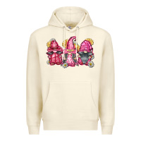 Sandshell breast cancer gnomes Premium Hoodie - FaDigitalArtStudio