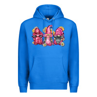 True Royal breast cancer gnomes Premium Hoodie - FaDigitalArtStudio
