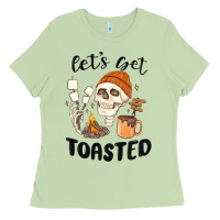 Matcha let's get toasted camping Ladies Tee - MaliasSmallBusiness