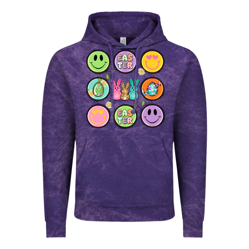Easter Day Smiley Faces Vintage Hoodie by Artiststas | Teevron