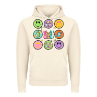 Vintage Artic easter day smiley faces Vintage Hoodie - Artiststas