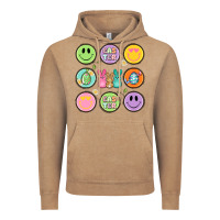 Vintage Coffee easter day smiley faces Vintage Hoodie - Artiststas