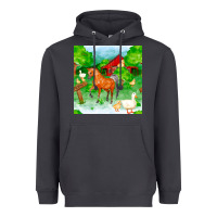 Smoke farm life seamless pattern Heavyweight Hoodie - FaDigitalArtStudio