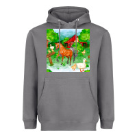 Storm farm life seamless pattern Heavyweight Hoodie - FaDigitalArtStudio