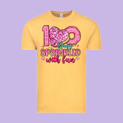 100 Days Sprinkled With Fun Vintage Tee Designed By Artiststas