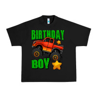 Black birthday boy monster truck Urban Heavy Tee - Jasminsmagicworld
