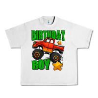 Birthday Boy Monster Truck Urban Heavy Tee | Teevron