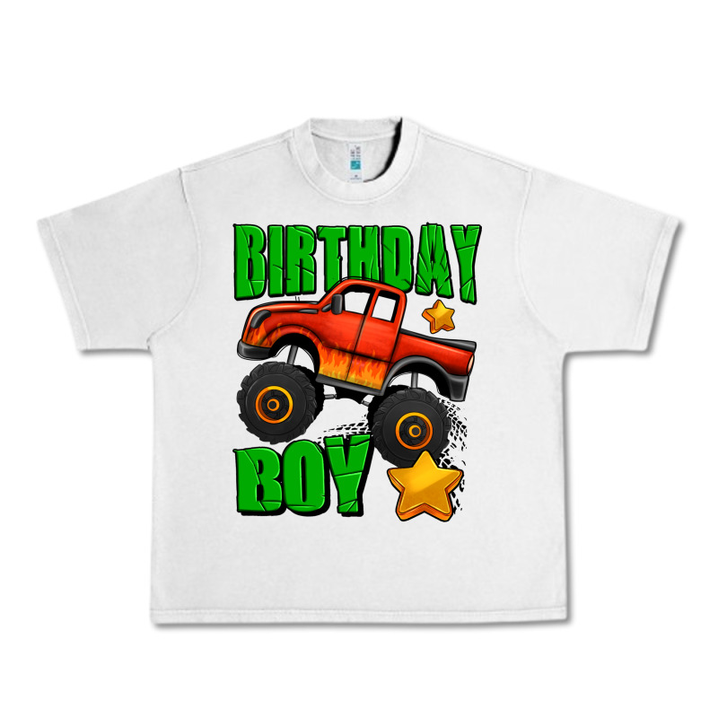 Birthday Boy Monster Truck Urban Heavy Tee by Jasminsmagicworld | Teevron