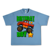 Pebble Blue birthday boy monster truck Urban Heavy Tee - Jasminsmagicworld