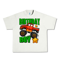 Pistachio birthday boy monster truck Urban Heavy Tee - Jasminsmagicworld