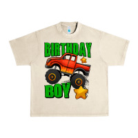 Sandshell birthday boy monster truck Urban Heavy Tee - Jasminsmagicworld