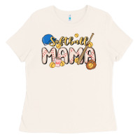 Bone softball MAMA Ladies Tee - MaliasSmallBusiness