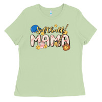 Matcha softball MAMA Ladies Tee - MaliasSmallBusiness