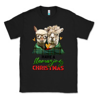 Black have a llamazing christmas alpaca head Classic Tee - LillyAllenDesigns