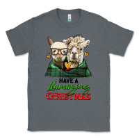 Charcoal Heather have a llamazing christmas alpaca head Classic Tee - LillyAllenDesigns
