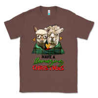 Chestnut have a llamazing christmas alpaca head Classic Tee - LillyAllenDesigns