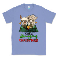 Colony Blue have a llamazing christmas alpaca head Classic Tee - LillyAllenDesigns