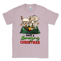 Lilac have a llamazing christmas alpaca head Classic Tee - LillyAllenDesigns