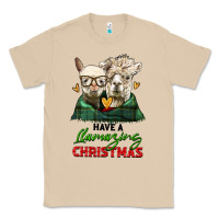 Mushroom have a llamazing christmas alpaca head Classic Tee - LillyAllenDesigns