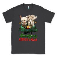 Smoke have a llamazing christmas alpaca head Classic Tee - LillyAllenDesigns