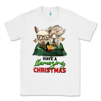 White have a llamazing christmas alpaca head Classic Tee - LillyAllenDesigns