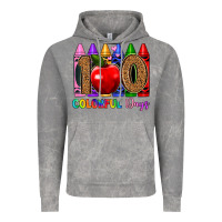 Cloud Rock 100 colorful day s Vintage Hoodie - Artiststas