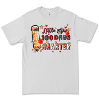 Dove Grey little miss 100 days smarter Premium Tee - MaliasSmallBusiness