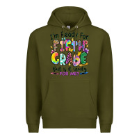 Army Green I'm ready for fifth grade but is it ready for me Premium Hoodie - RanaPortraitStore