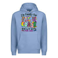 Colony Blue I'm ready for fifth grade but is it ready for me Premium Hoodie - RanaPortraitStore