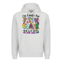 Dove Grey I'm ready for fifth grade but is it ready for me Premium Hoodie - RanaPortraitStore