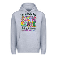 Heather Grey I'm ready for fifth grade but is it ready for me Premium Hoodie - RanaPortraitStore
