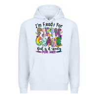 White I'm ready for fifth grade but is it ready for me Premium Hoodie - RanaPortraitStore